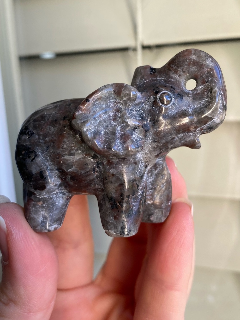 🐘✨ 2.5” Yooperlite Elephant — Strength • Wisdom • Good Fortune ✨🐘
